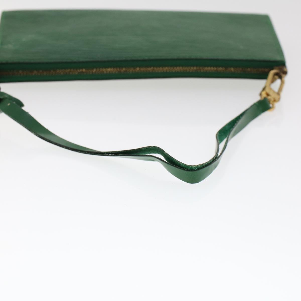LOUIS VUITTON Epi Pochette Accessoires Accessory Pouch Green M52984 45422
