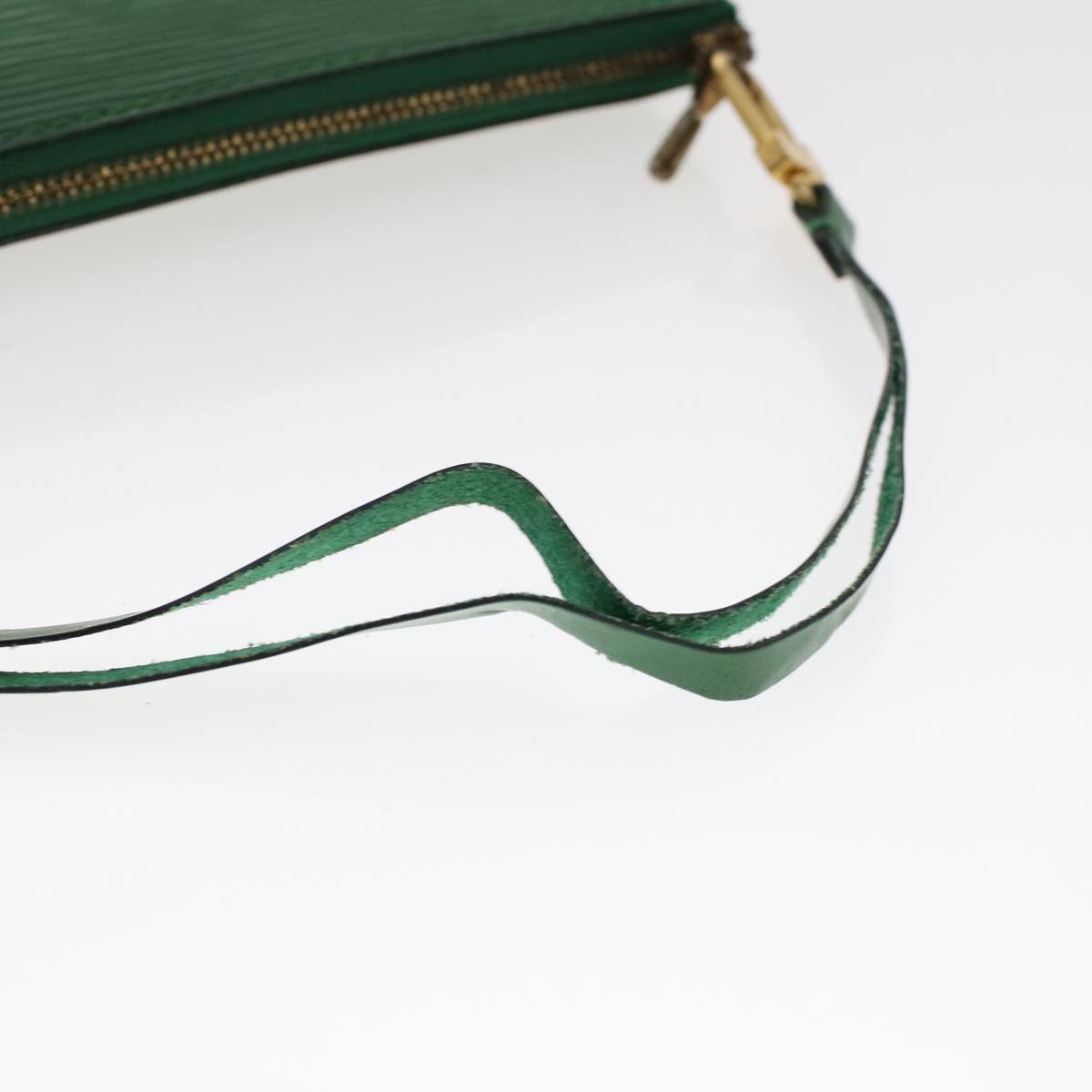 LOUIS VUITTON Epi Pochette Accessoires Accessory Pouch Green M52984 45422