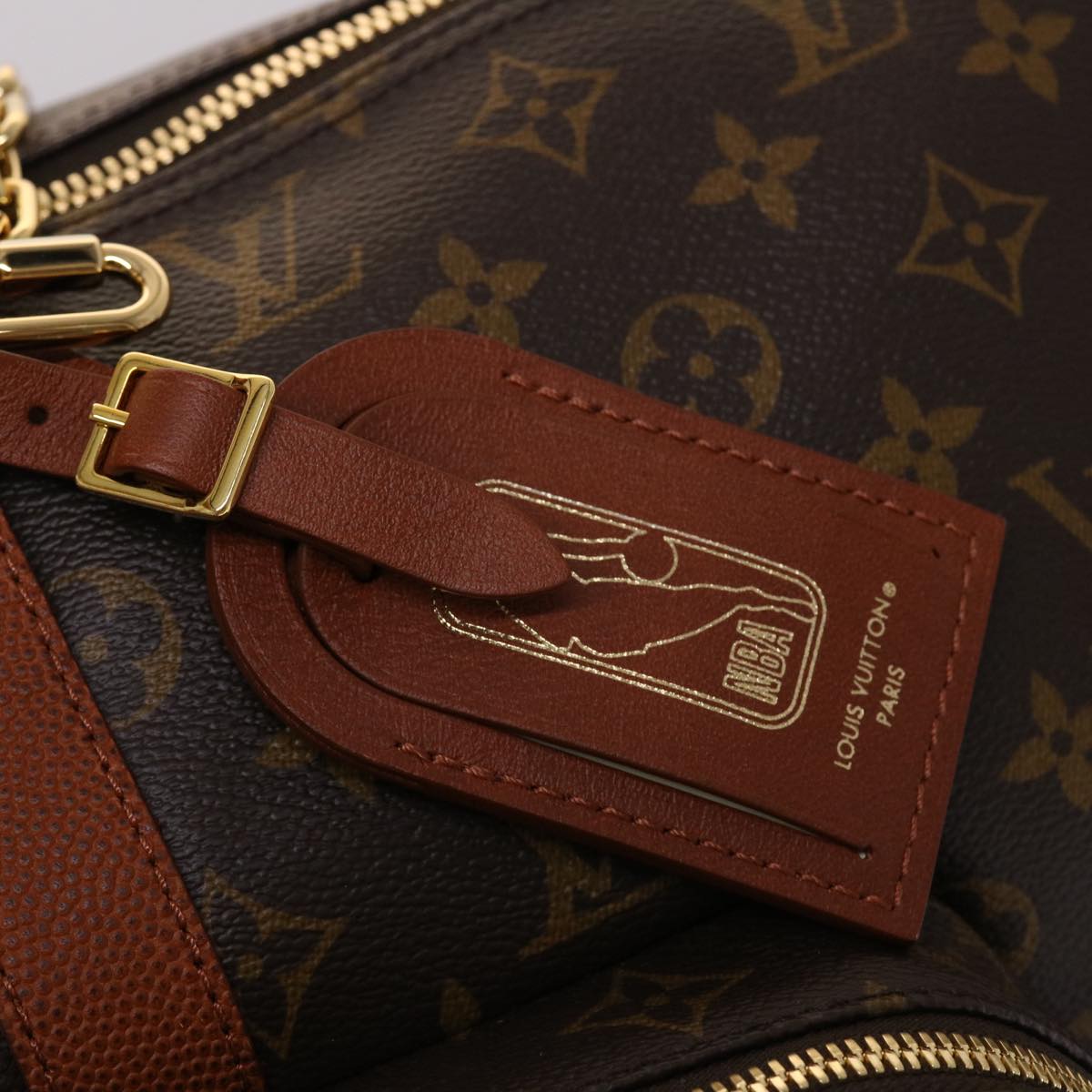 LOUIS VUITTON Monogram NBA Gym Bag Boston Bag 2way M45794 LV 45425A