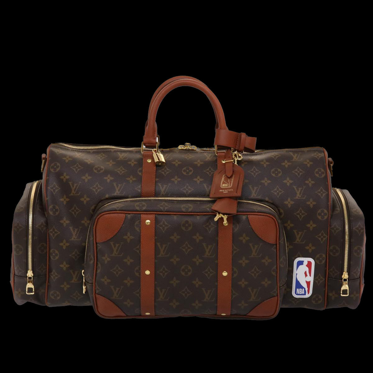 LOUIS VUITTON Monogram NBA Gym Bag Boston Bag 2way M45794 LV 45425A