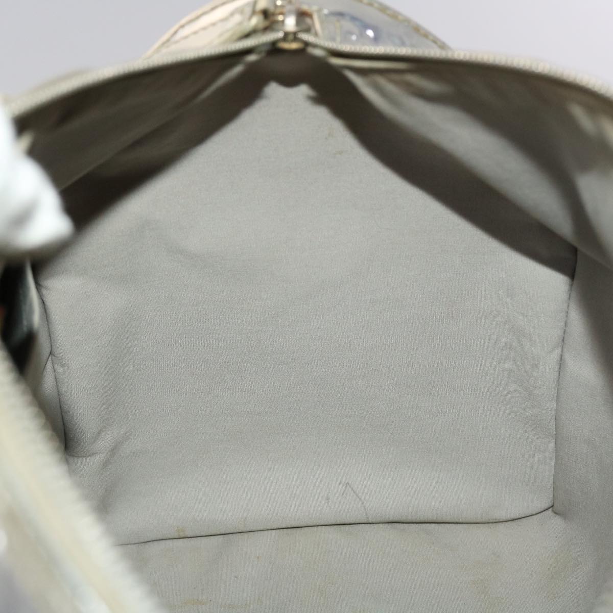 LOUIS VUITTON Monogram Miroir Speedy 35 Hand Bag Silver Argent LV 45426A