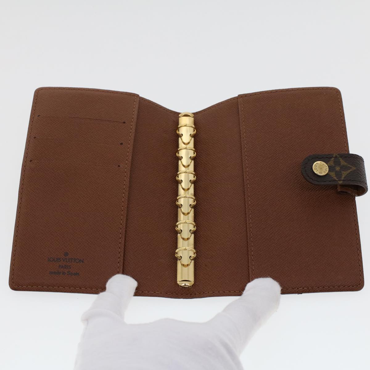LOUIS VUITTON Monogram Agenda PM Day Planner Cover R20005 LV 45432