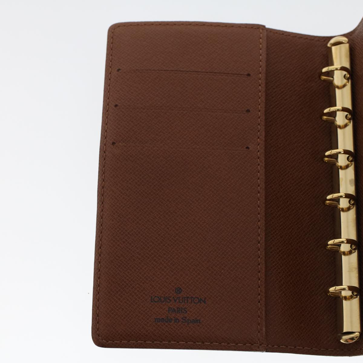 LOUIS VUITTON Monogram Agenda PM Day Planner Cover R20005 LV 45432