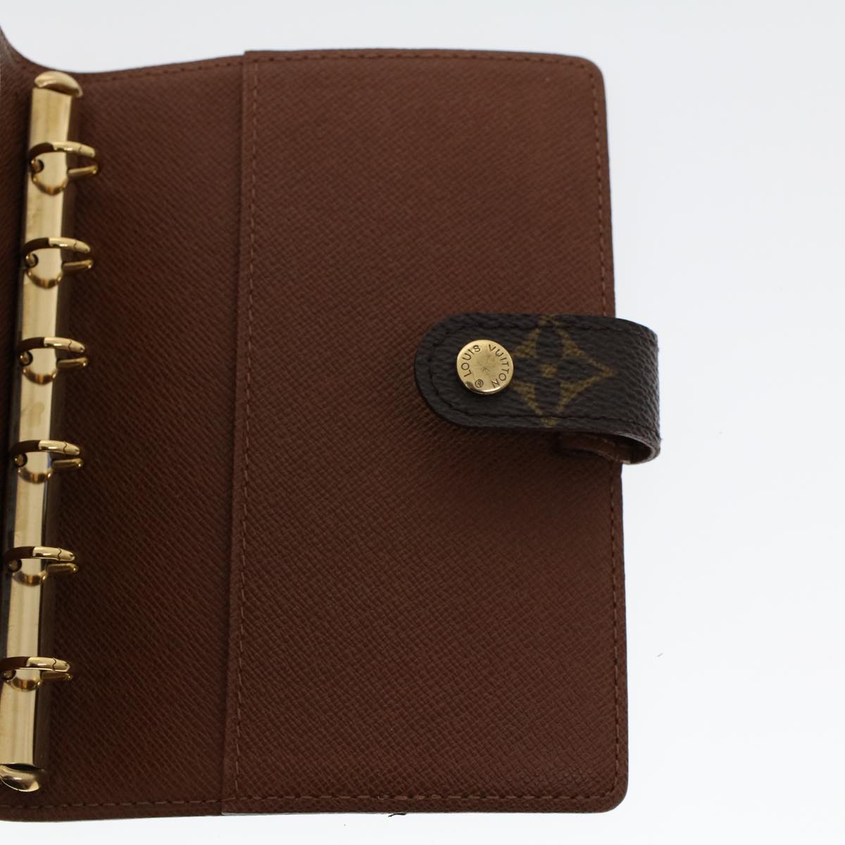 LOUIS VUITTON Monogram Agenda PM Day Planner Cover R20005 LV 45432