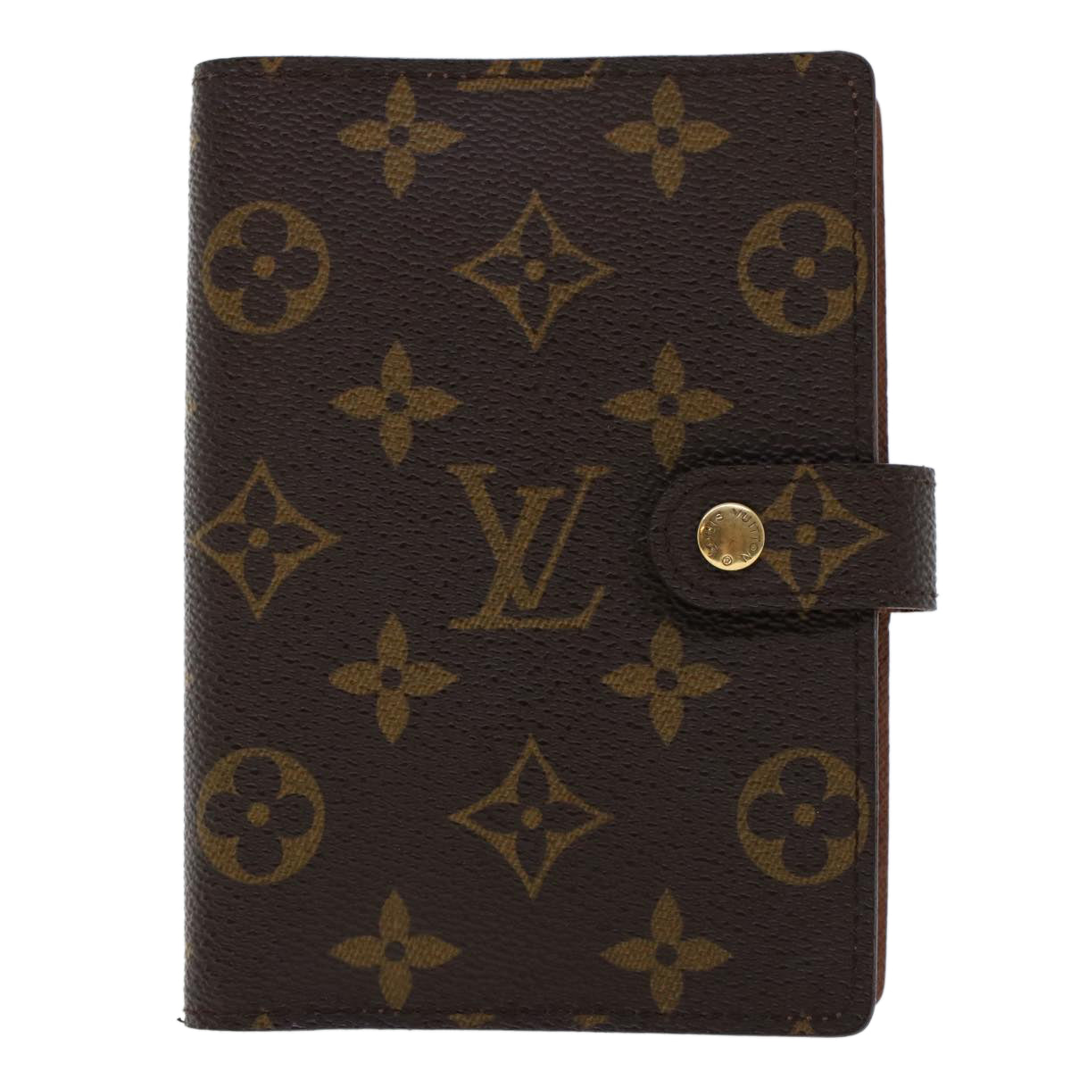LOUIS VUITTON Monogram Agenda PM Day Planner Cover R20005 LV 45432
