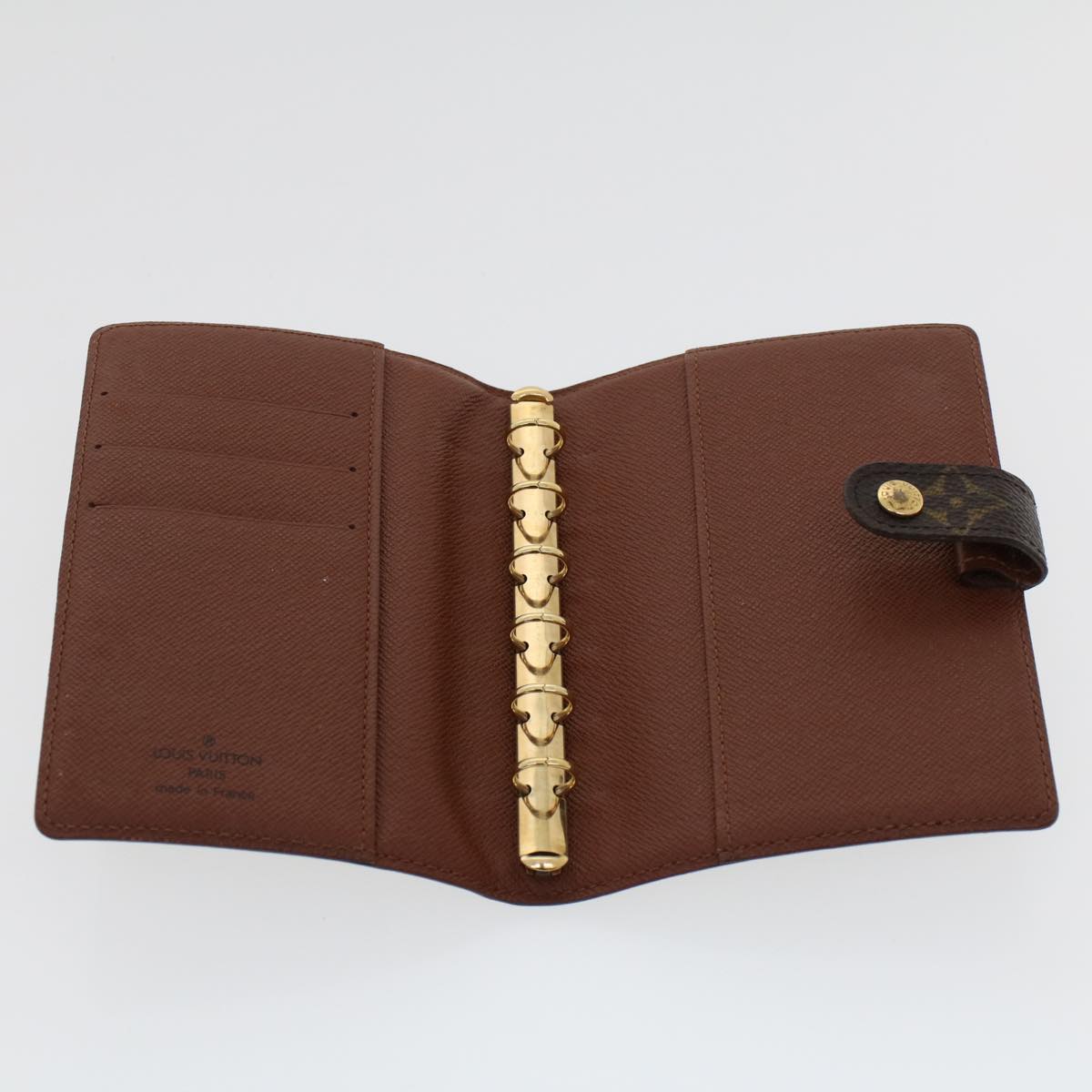 LOUIS VUITTON Monogram Agenda PM Day Planner Cover R20005 LV 45433
