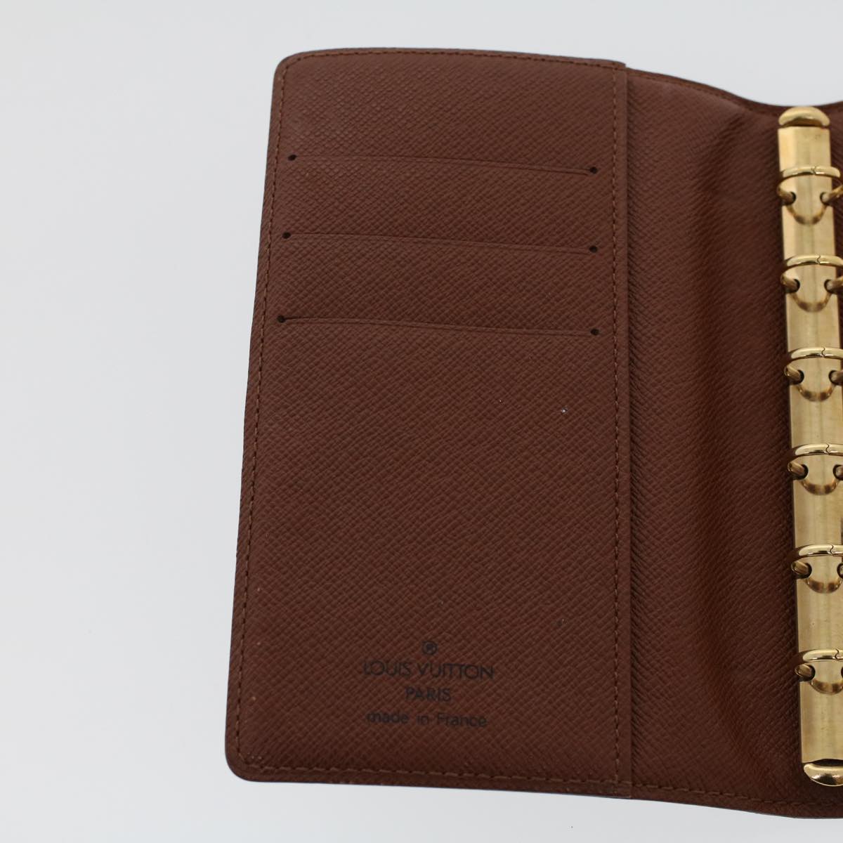 LOUIS VUITTON Monogram Agenda PM Day Planner Cover R20005 LV 45433