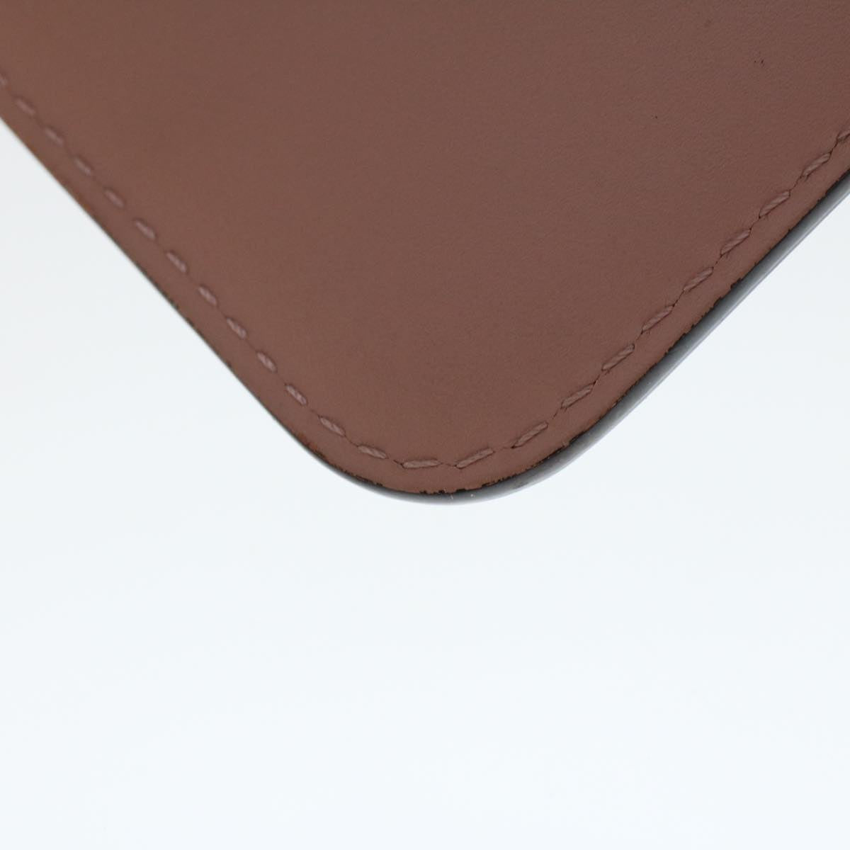 LOUIS VUITTON Pouch Leather Pink LV 45435