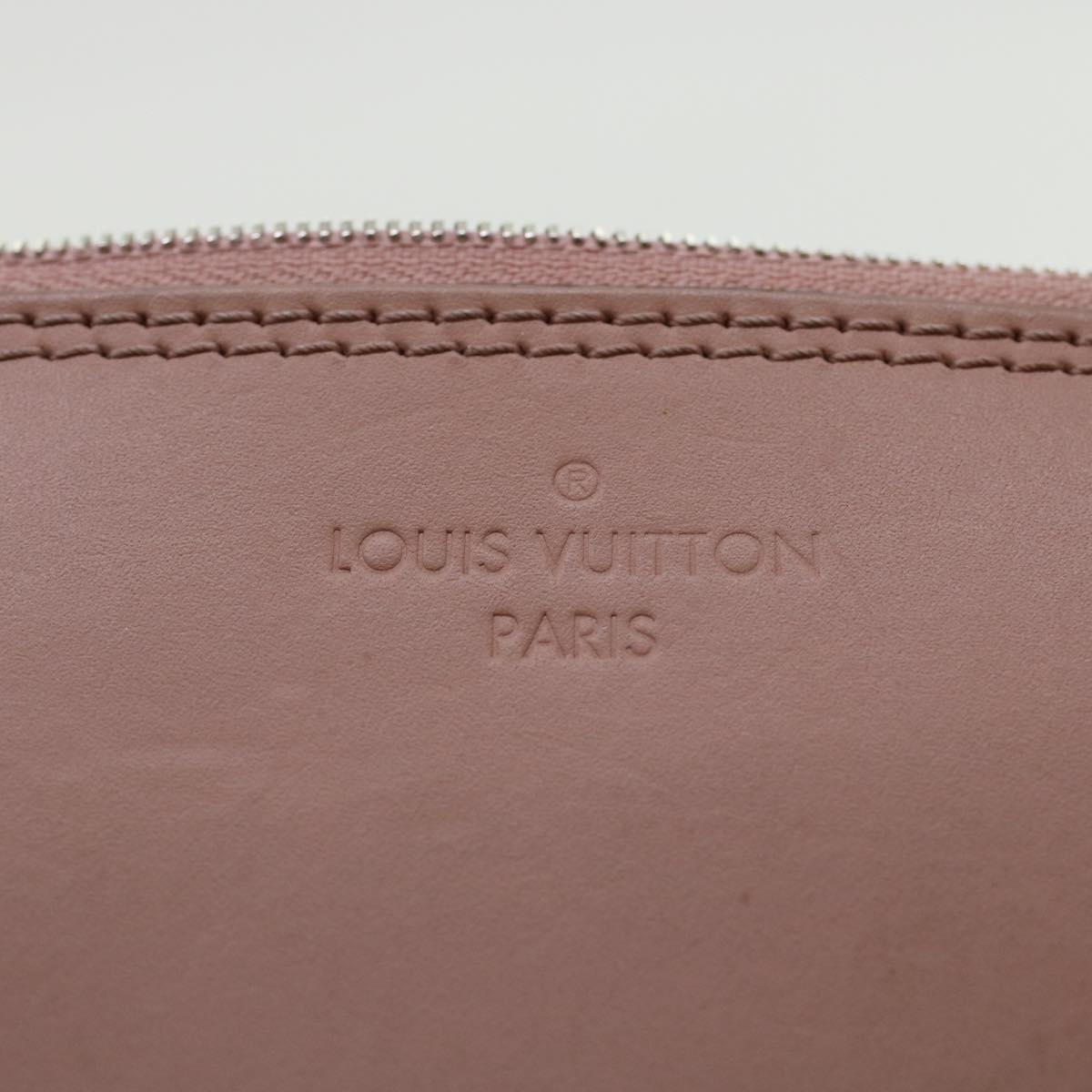LOUIS VUITTON Pouch Leather Pink LV 45435