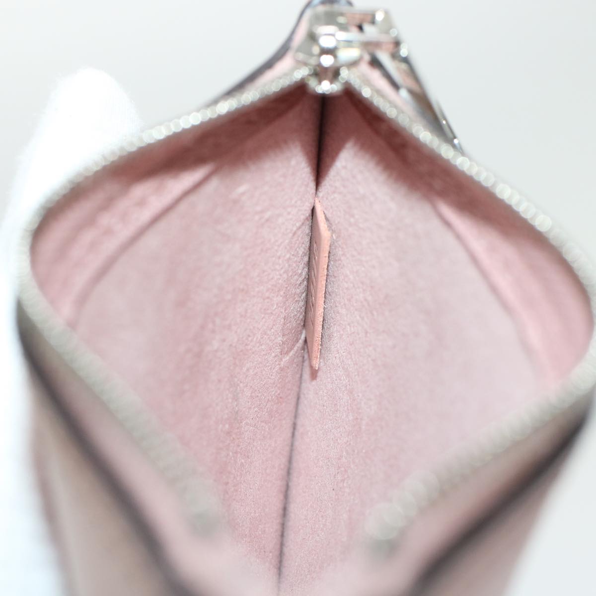 LOUIS VUITTON Pouch Leather Pink LV 45435