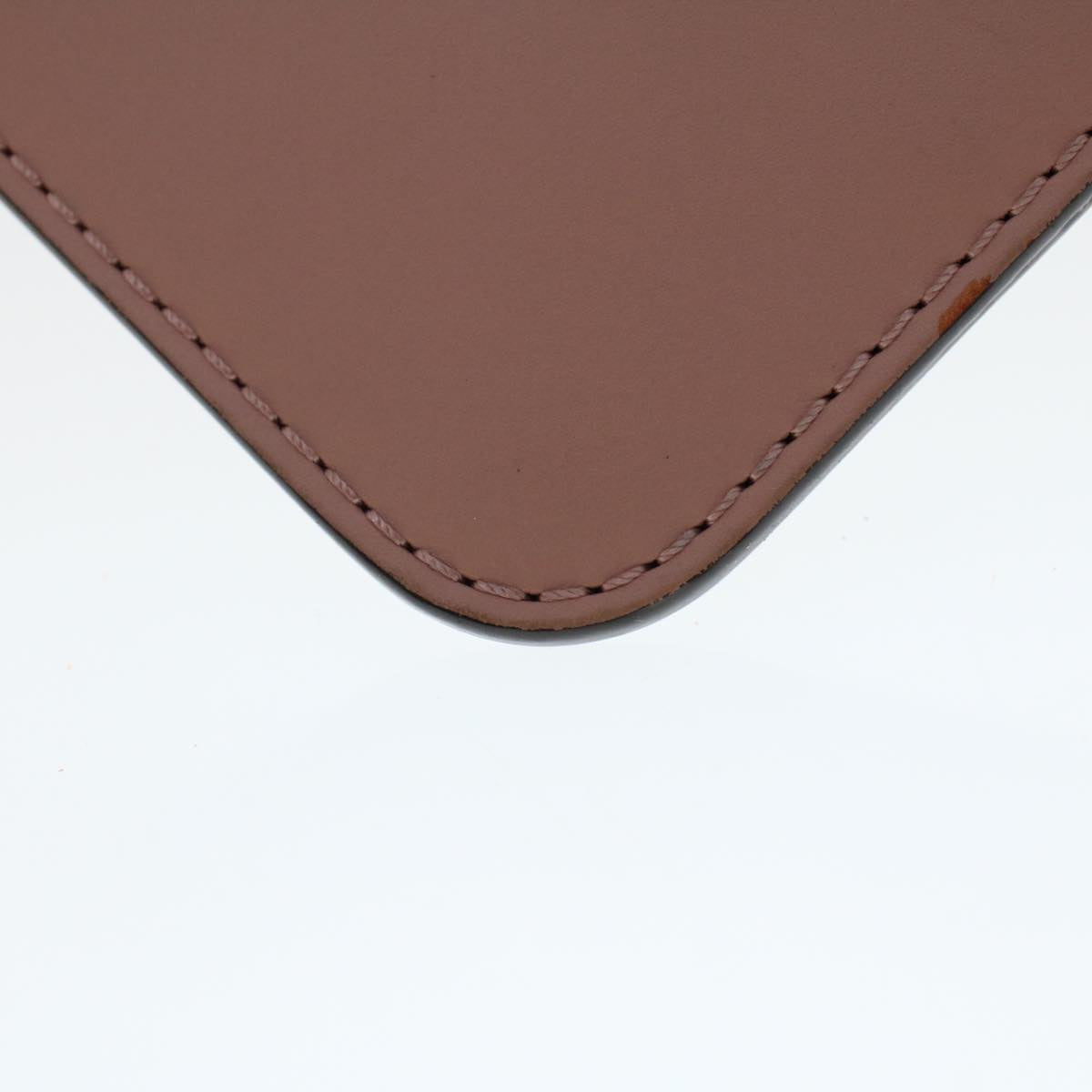 LOUIS VUITTON Pouch Leather Pink LV 45435