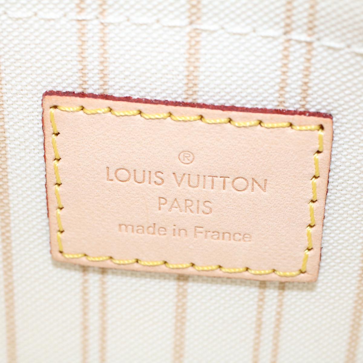 LOUIS VUITTON Damier Azur Neverfull PM Pouch Accessory Pouch LV 45439