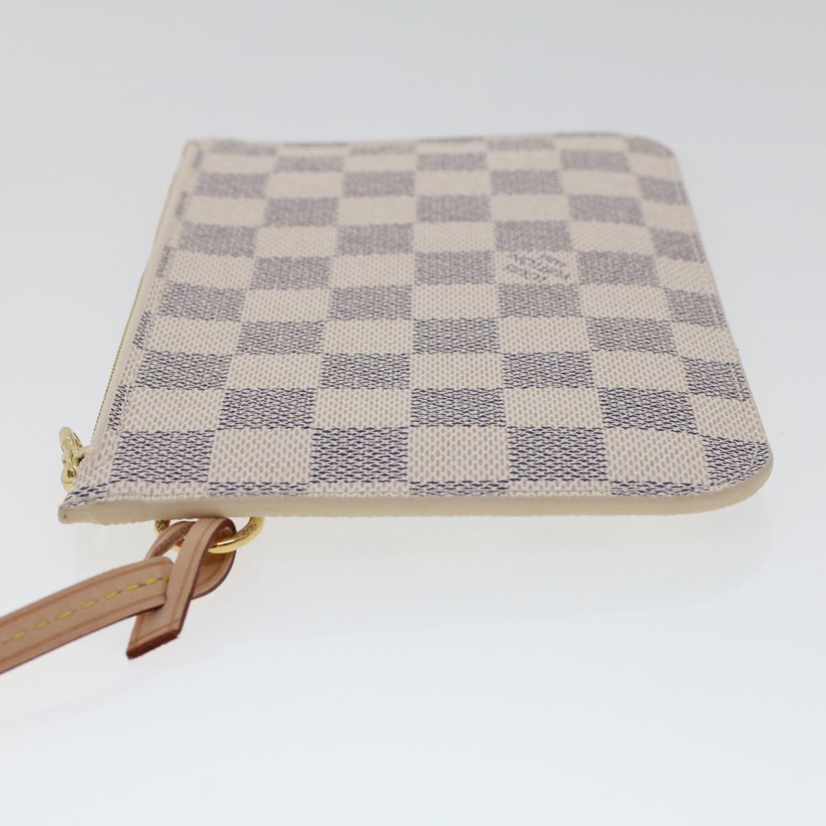 LOUIS VUITTON Damier Azur Neverfull PM Pouch Accessory Pouch LV 45439