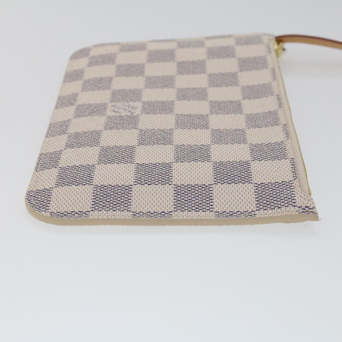 LOUIS VUITTON Damier Azur Neverfull PM Pouch Accessory Pouch LV 45439