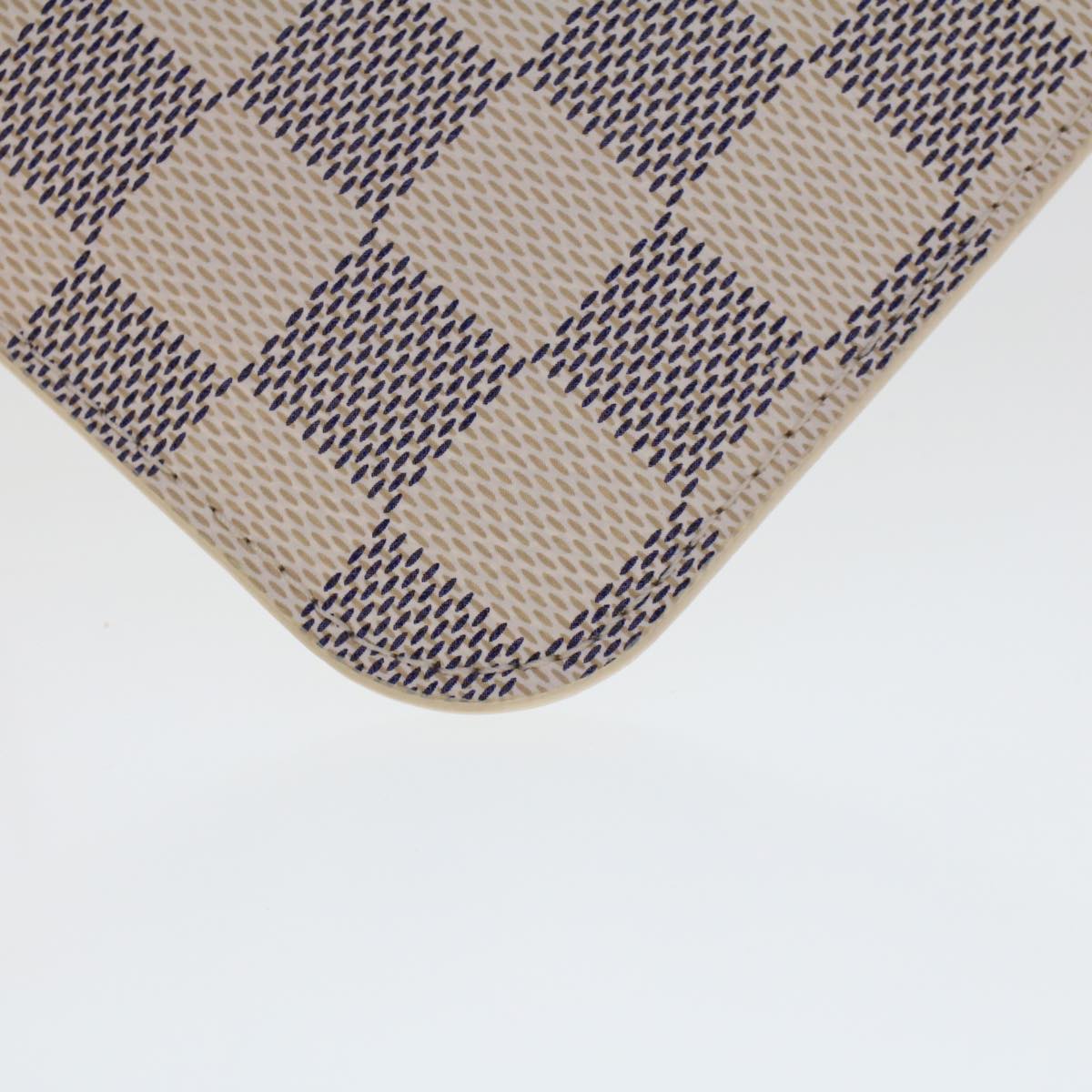 LOUIS VUITTON Damier Azur Neverfull PM Pouch Accessory Pouch LV 45439