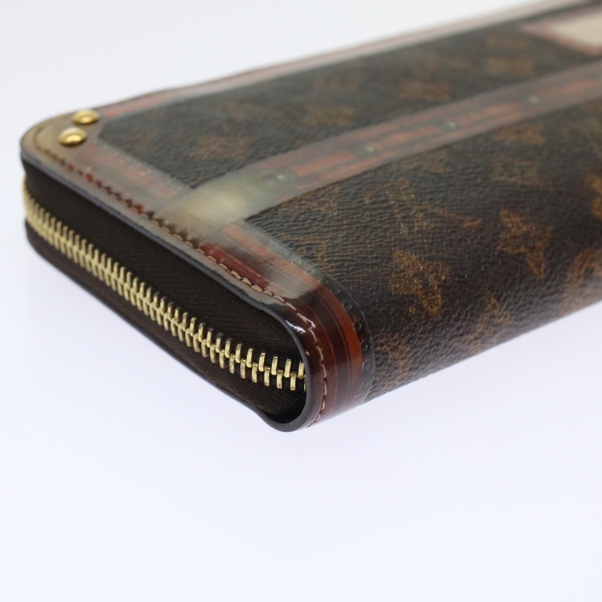 LOUIS VUITTON Monogram Trunk Time Zippy Wallet Long Wallet M52746 LV 45443A