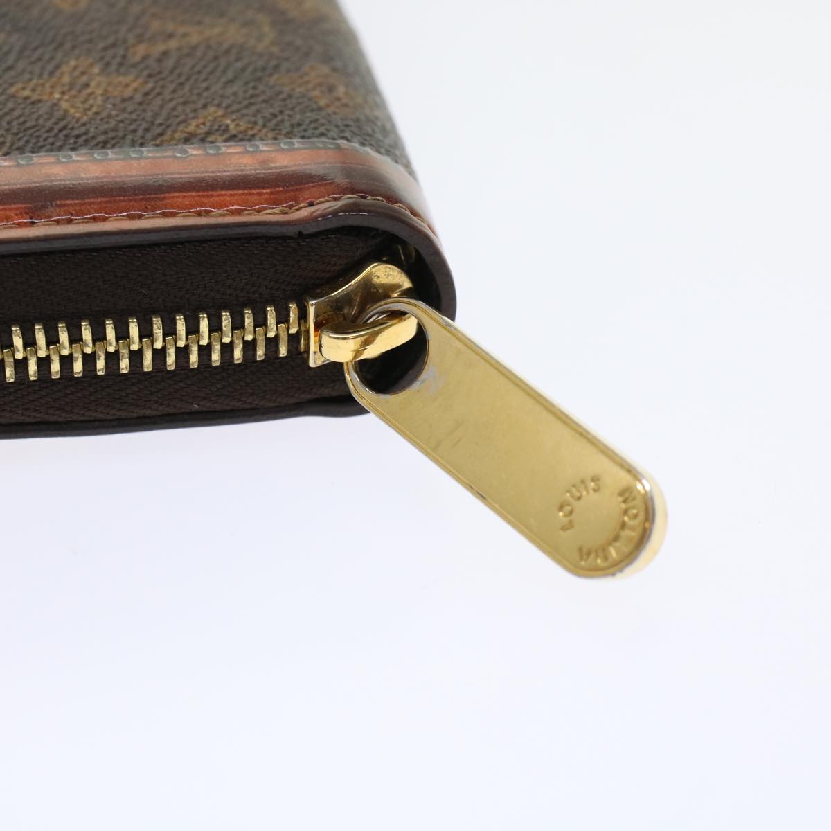 LOUIS VUITTON Monogram Trunk Time Zippy Wallet Long Wallet M52746 LV 45443A