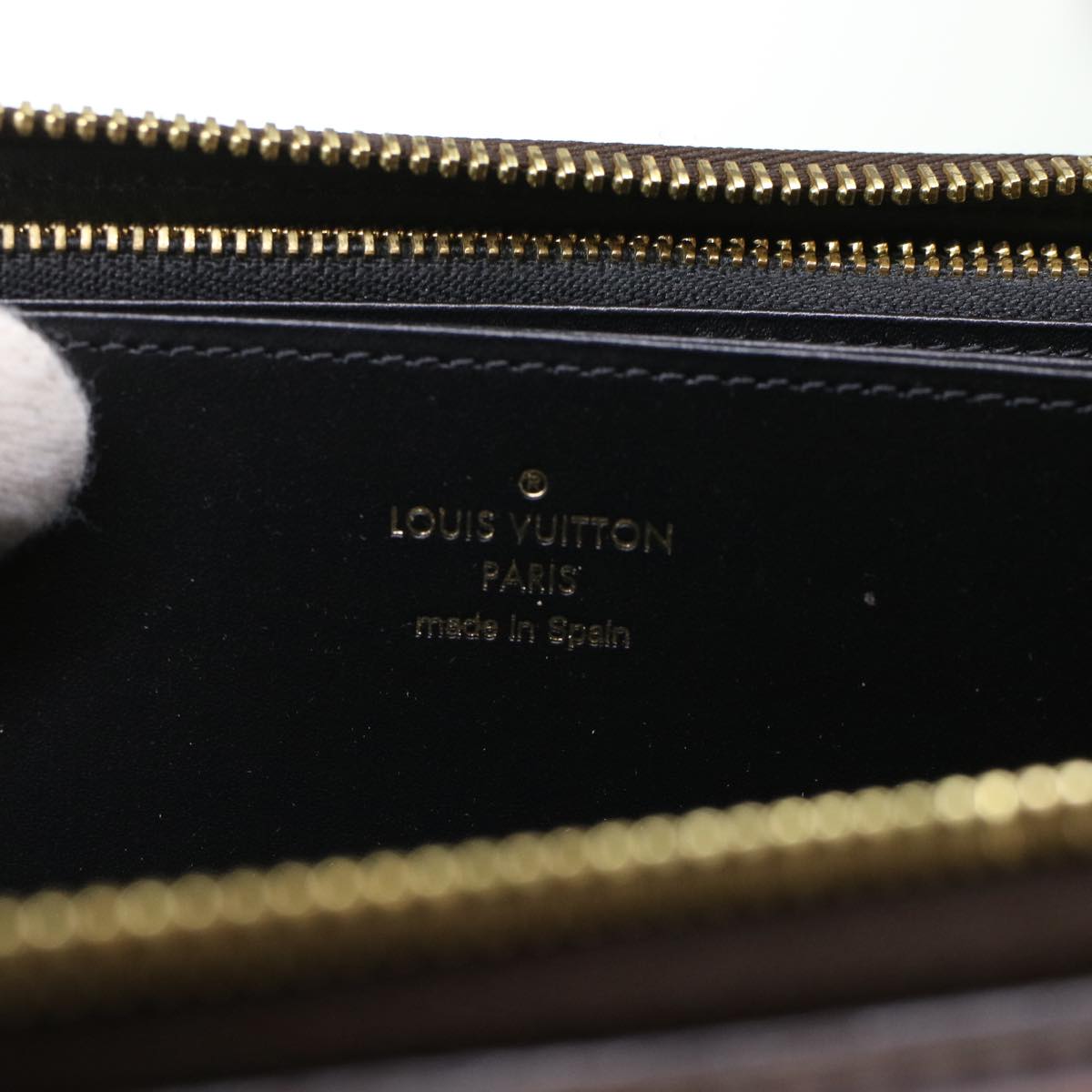 LOUIS VUITTON Monogram Trunk Time Zippy Wallet Long Wallet M52746 LV 45443A