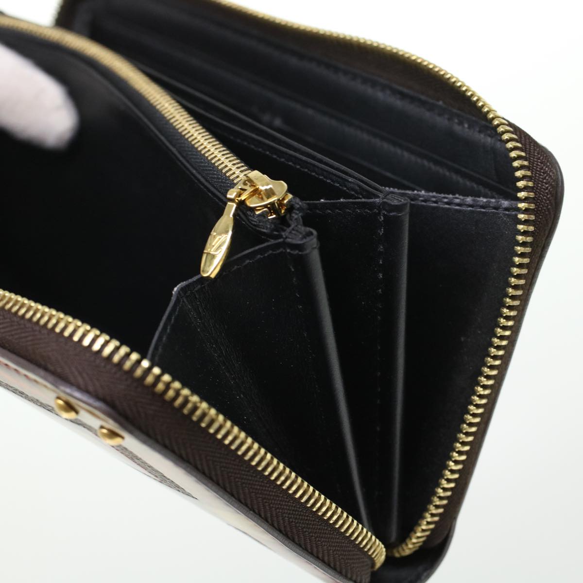 LOUIS VUITTON Monogram Trunk Time Zippy Wallet Long Wallet M52746 LV 45443A