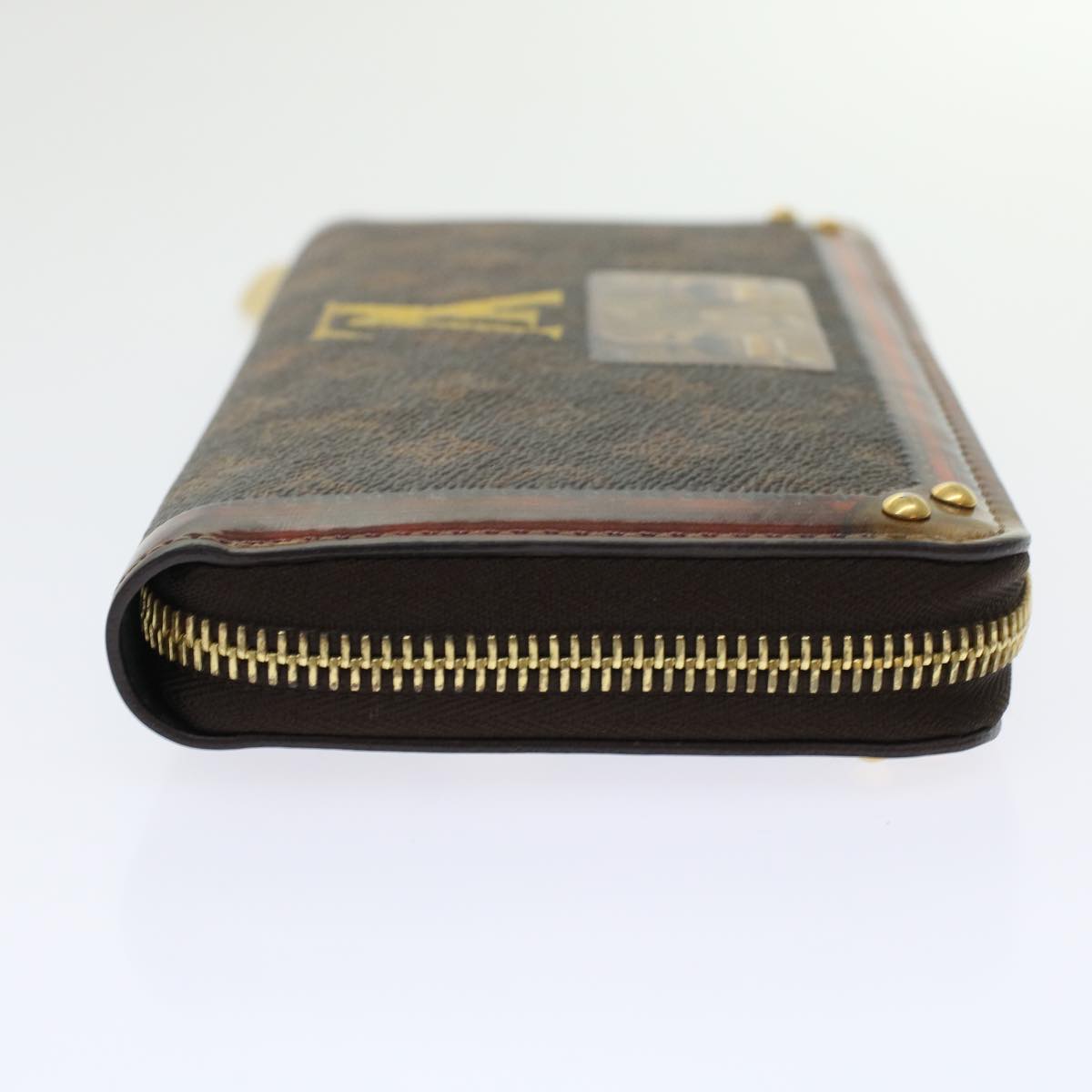 LOUIS VUITTON Monogram Trunk Time Zippy Wallet Long Wallet M52746 LV 45443A