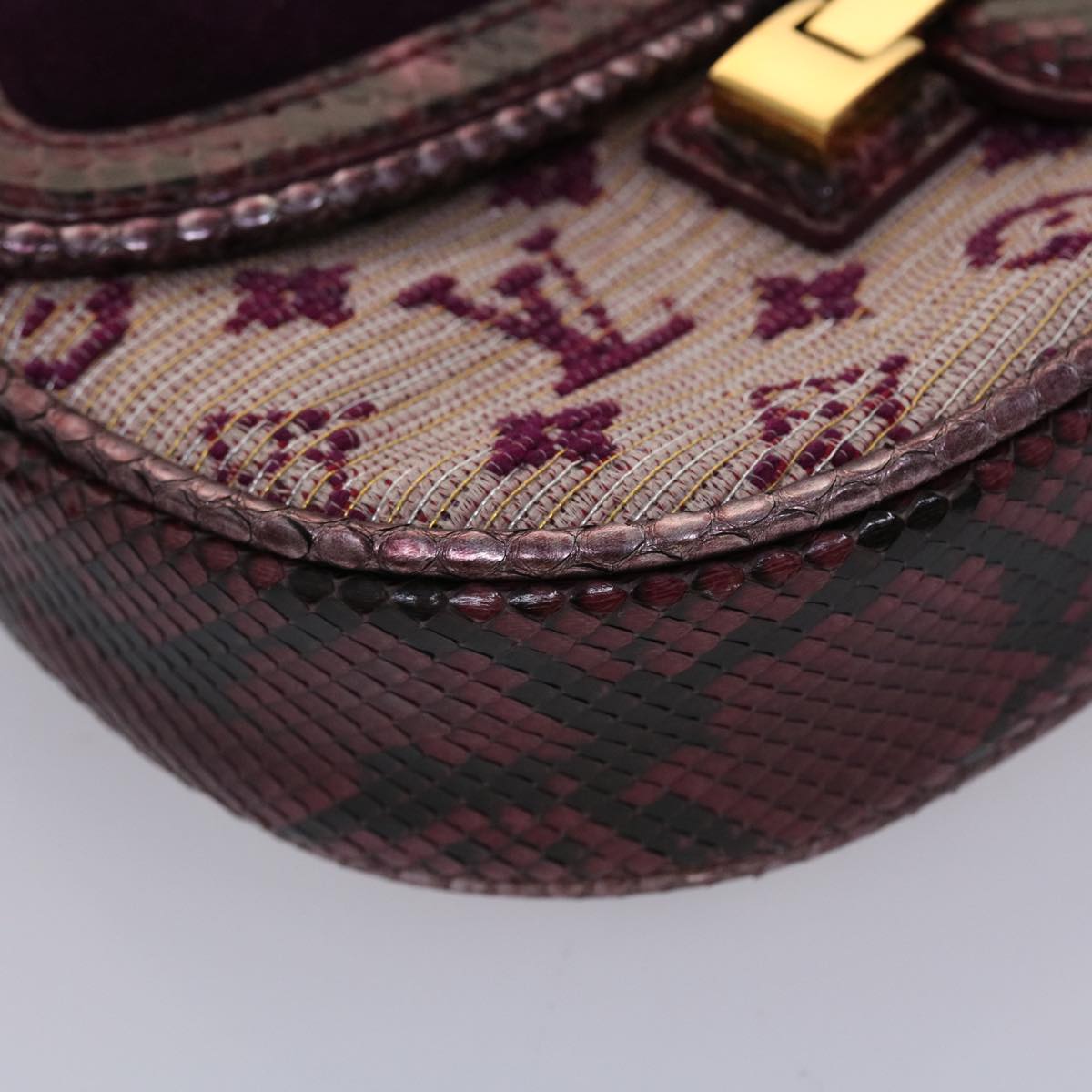 LOUIS VUITTON Monogram Empire Revan Shoulder Bag Viole N91107 LV 45444A