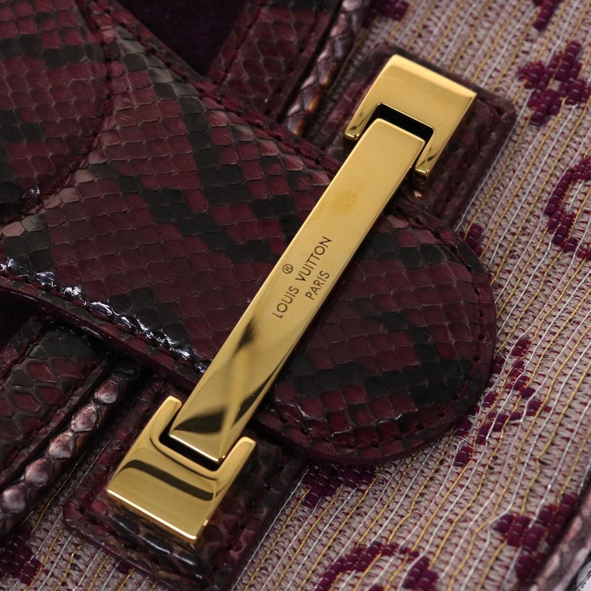 LOUIS VUITTON Monogram Empire Revan Shoulder Bag Viole N91107 LV 45444A