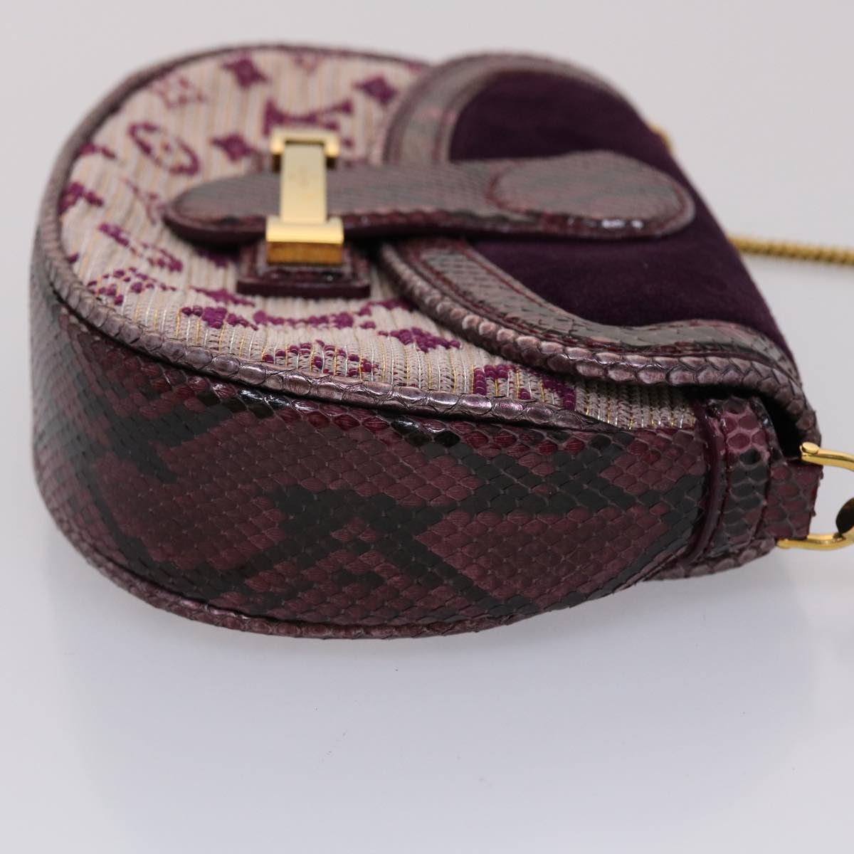 LOUIS VUITTON Monogram Empire Revan Shoulder Bag Viole N91107 LV 45444A