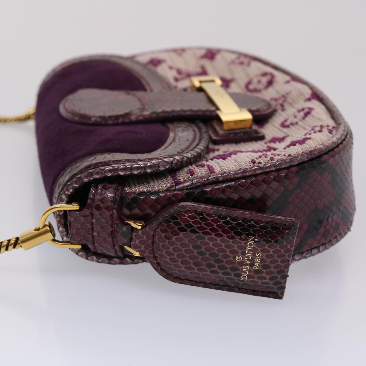 LOUIS VUITTON Monogram Empire Revan Shoulder Bag Viole N91107 LV 45444A