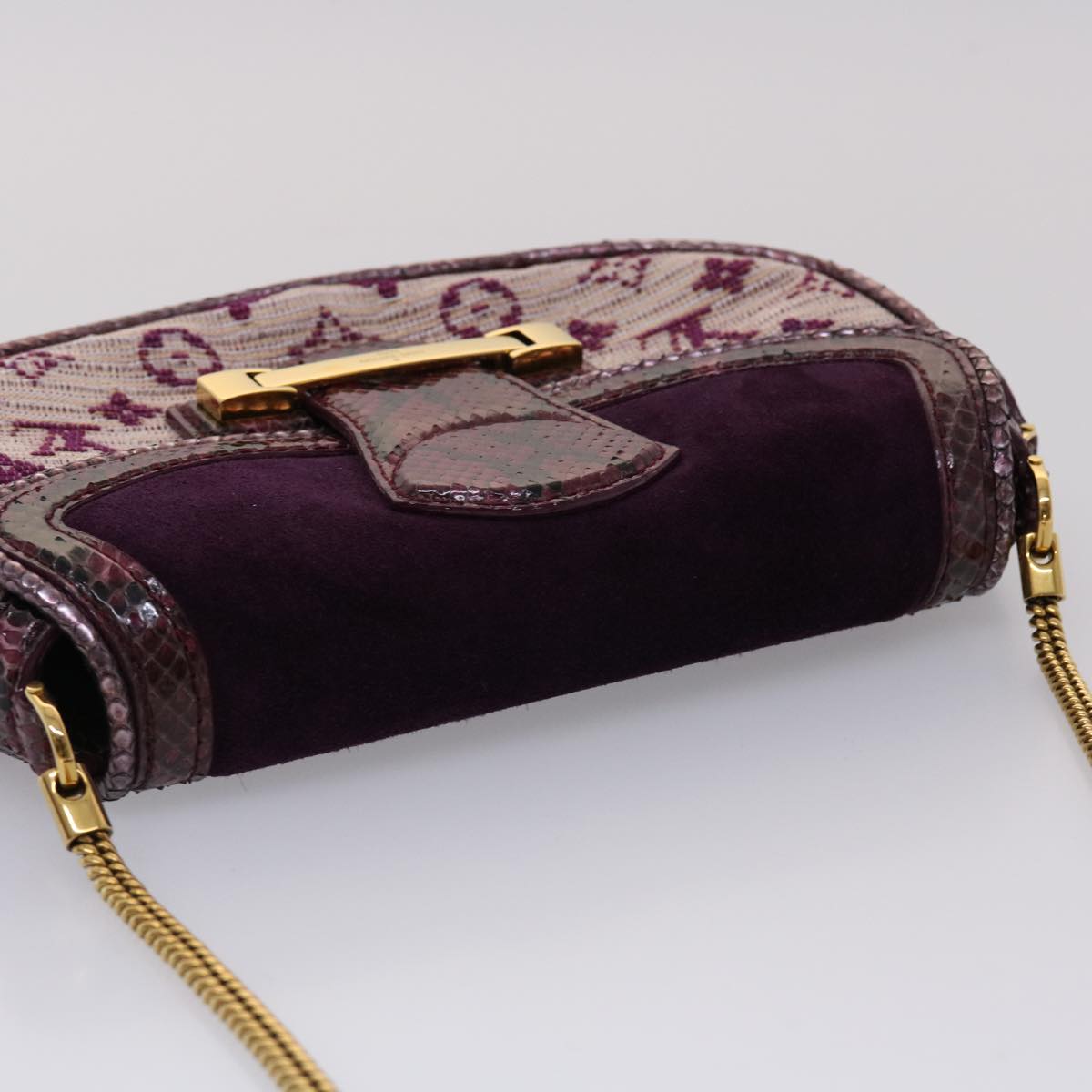 LOUIS VUITTON Monogram Empire Revan Shoulder Bag Viole N91107 LV 45444A
