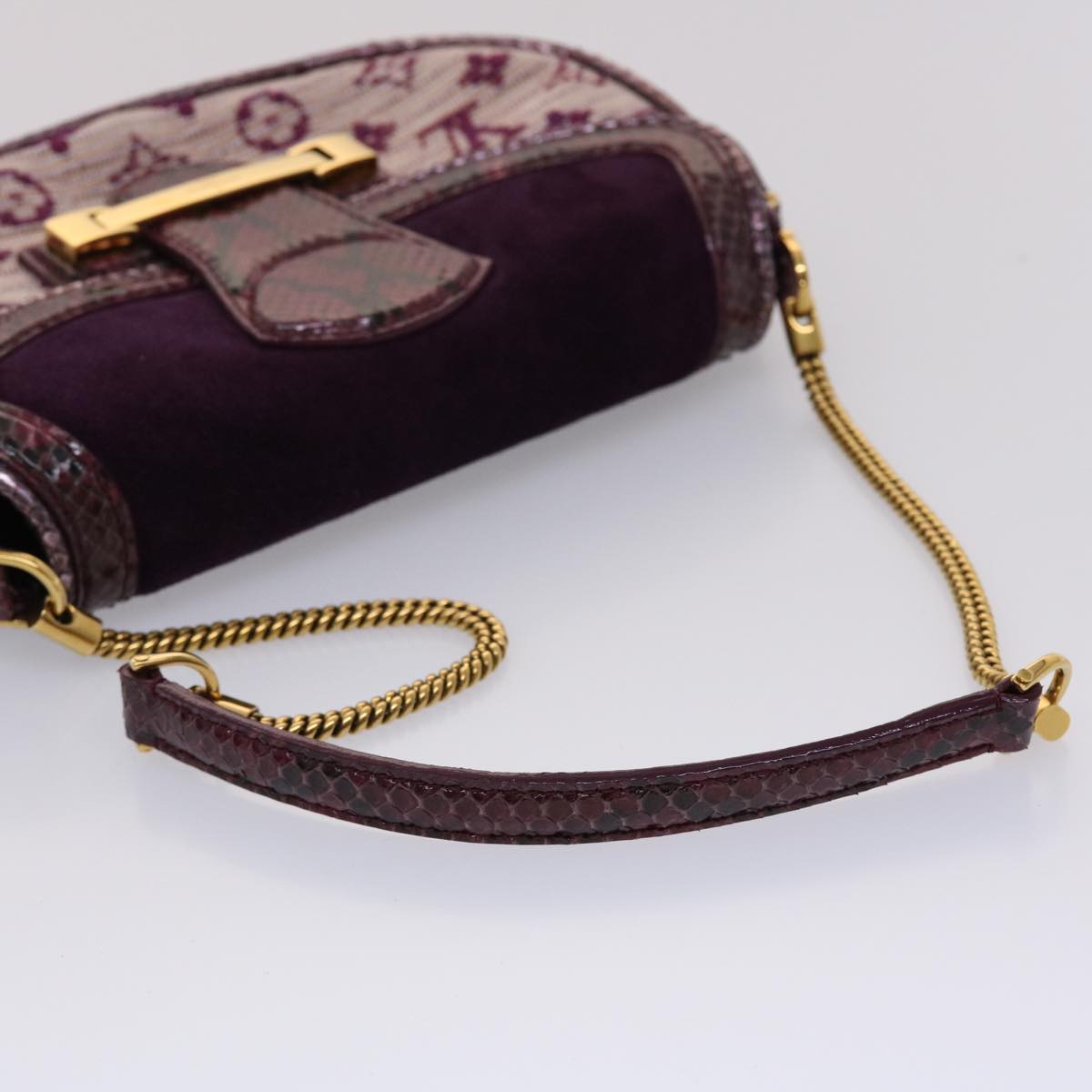 LOUIS VUITTON Monogram Empire Revan Shoulder Bag Viole N91107 LV 45444A