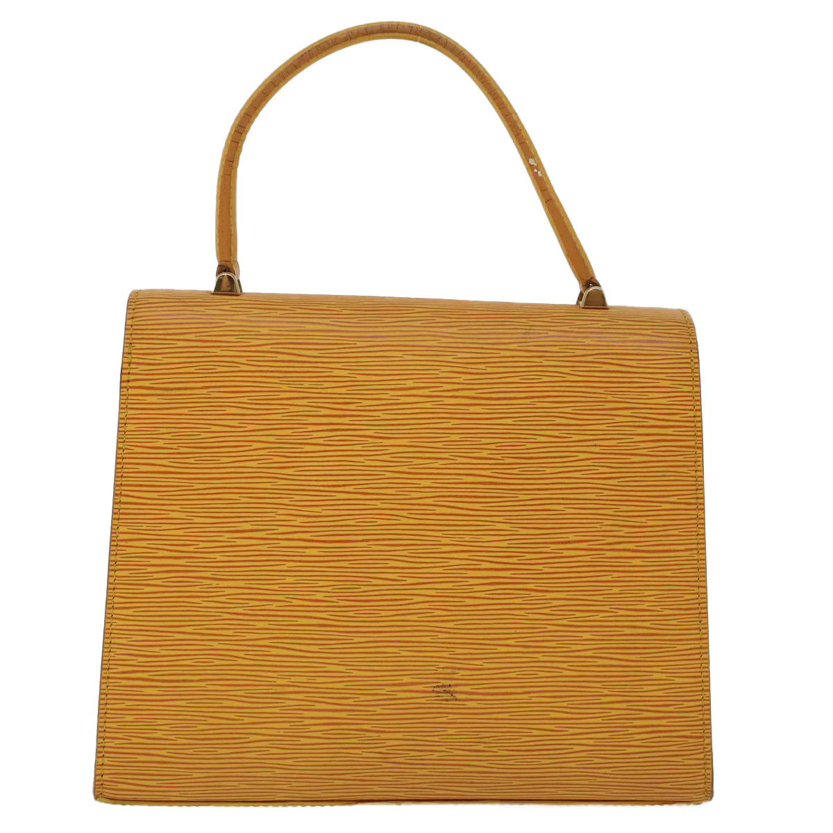 LOUIS VUITTON Epi Malesherbes Hand Bag Tassili Yellow Jonne M52379 45445
