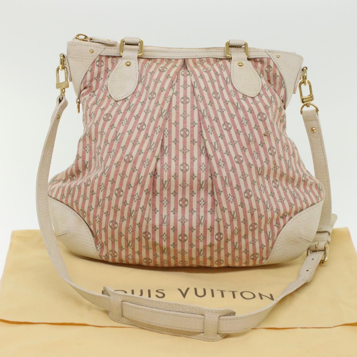 LOUIS VUITTON Monogram Mini Rin Marina PM Shoulder Bag Rouge M95495 45446