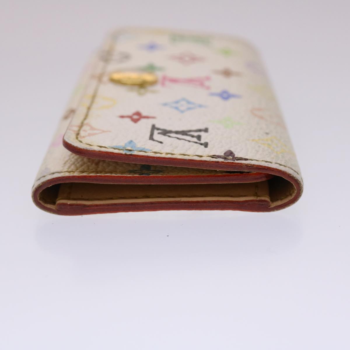 LOUIS VUITTON Monogram Multicolor Multi Cles 4 Key Case White M60043 45447