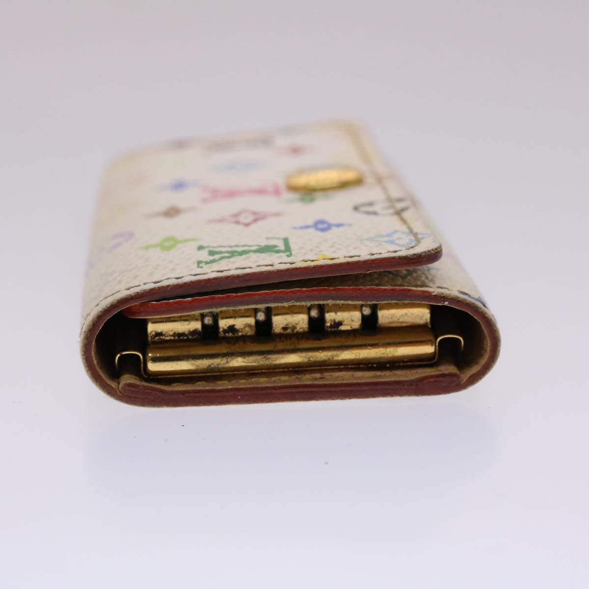LOUIS VUITTON Monogram Multicolor Multi Cles 4 Key Case White M60043 45447