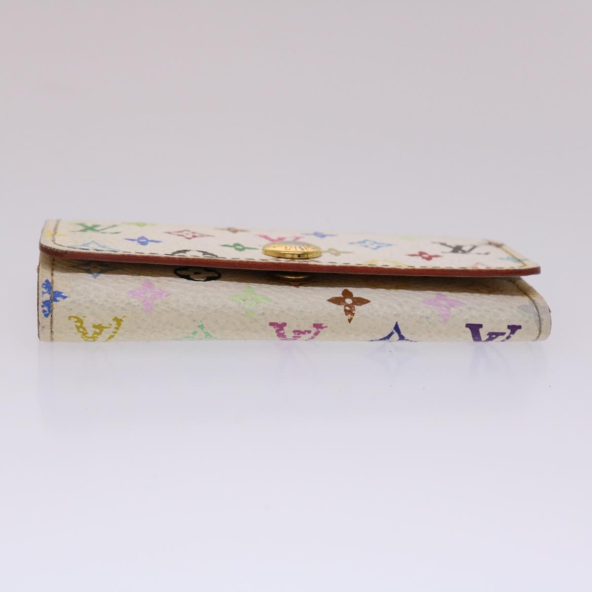 LOUIS VUITTON Monogram Multicolor Multi Cles 4 Key Case White M60043 45447