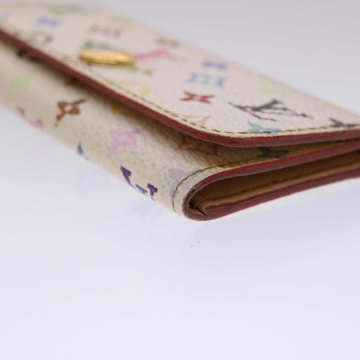 LOUIS VUITTON Monogram Multicolor Multi Cles 4 Key Case White M60043 45447