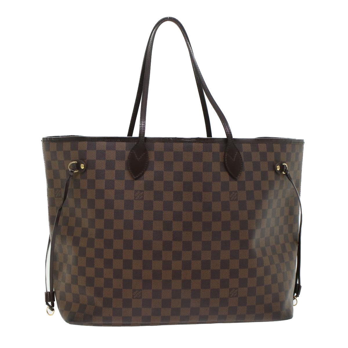 LOUIS VUITTON Damier Ebene Neverfull GM Tote Bag N51106 LV 45449