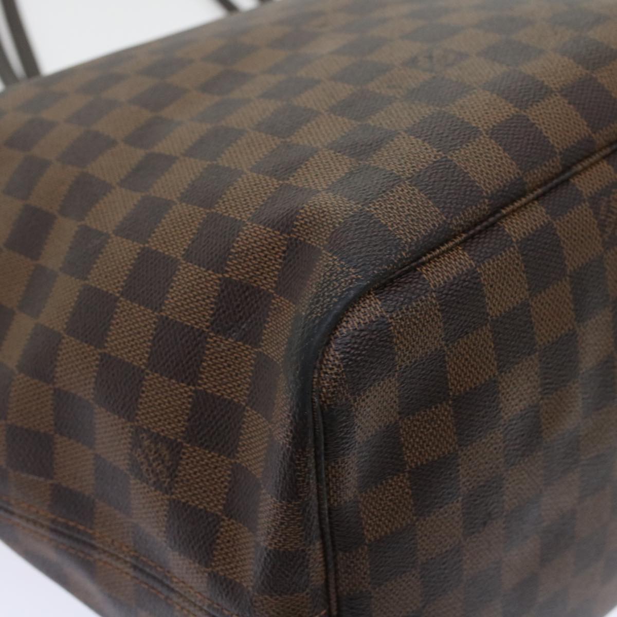 LOUIS VUITTON Damier Ebene Neverfull GM Tote Bag N51106 LV 45449