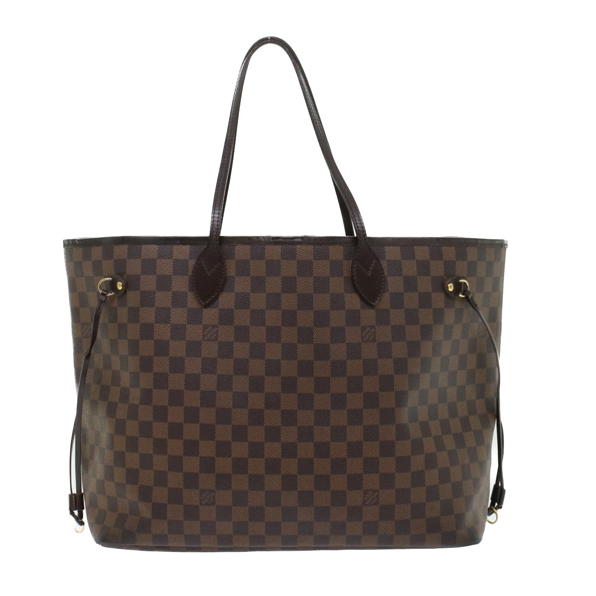 LOUIS VUITTON Damier Ebene Neverfull GM Tote Bag N51106 LV 45449