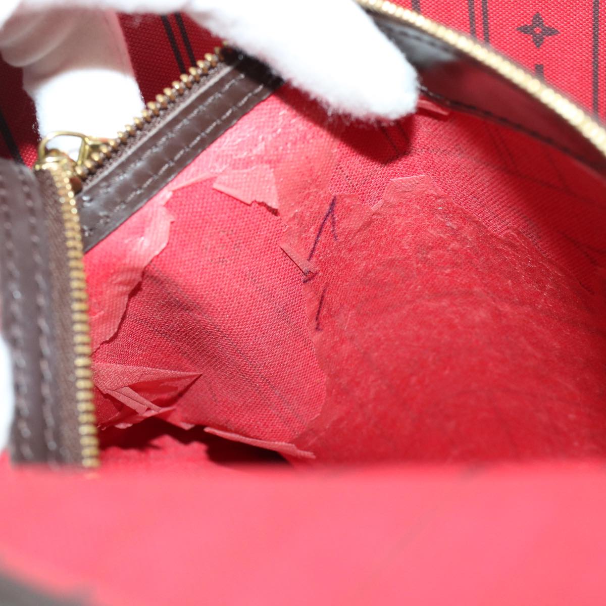 LOUIS VUITTON Damier Ebene Neverfull GM Tote Bag N51106 LV 45449