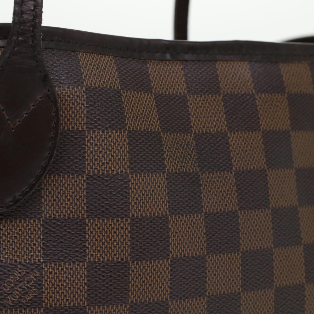 LOUIS VUITTON Damier Ebene Neverfull GM Tote Bag N51106 LV 45449