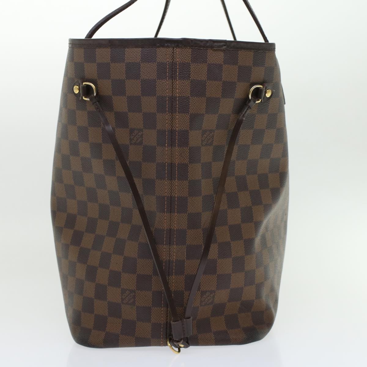 LOUIS VUITTON Damier Ebene Neverfull GM Tote Bag N51106 LV 45449