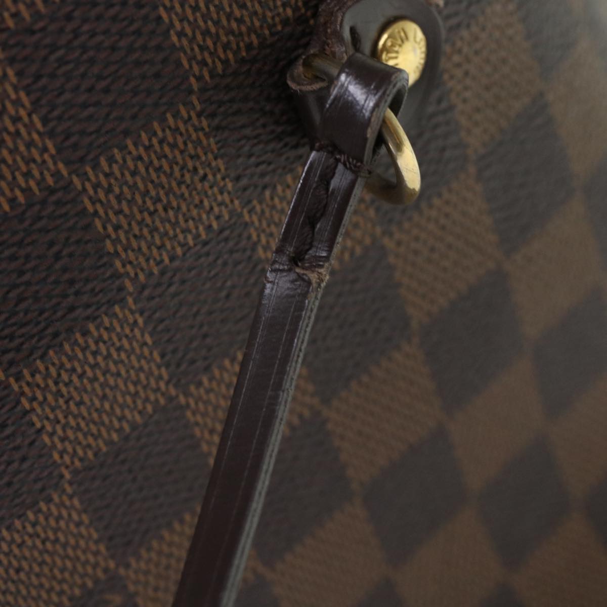 LOUIS VUITTON Damier Ebene Neverfull GM Tote Bag N51106 LV 45449