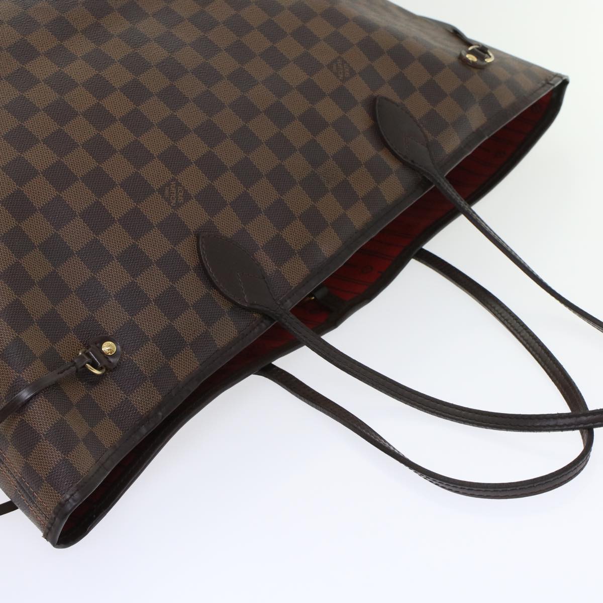 LOUIS VUITTON Damier Ebene Neverfull GM Tote Bag N51106 LV 45449