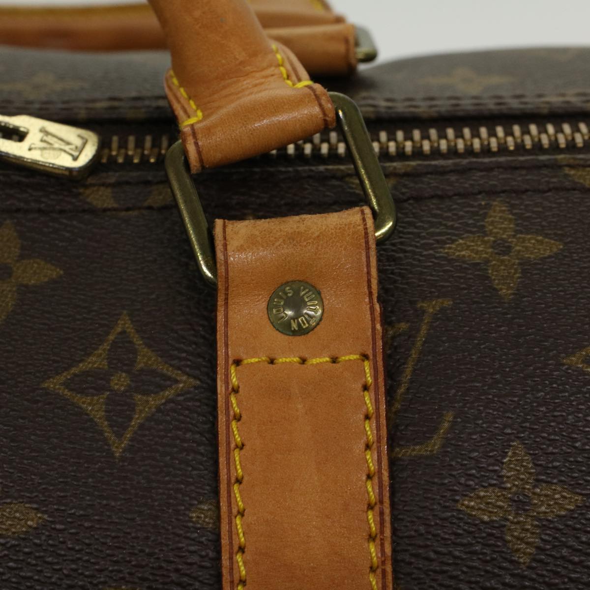 LOUIS VUITTON Monogram Keepall Bandouliere 55 Boston Bag M41414 LV 45452