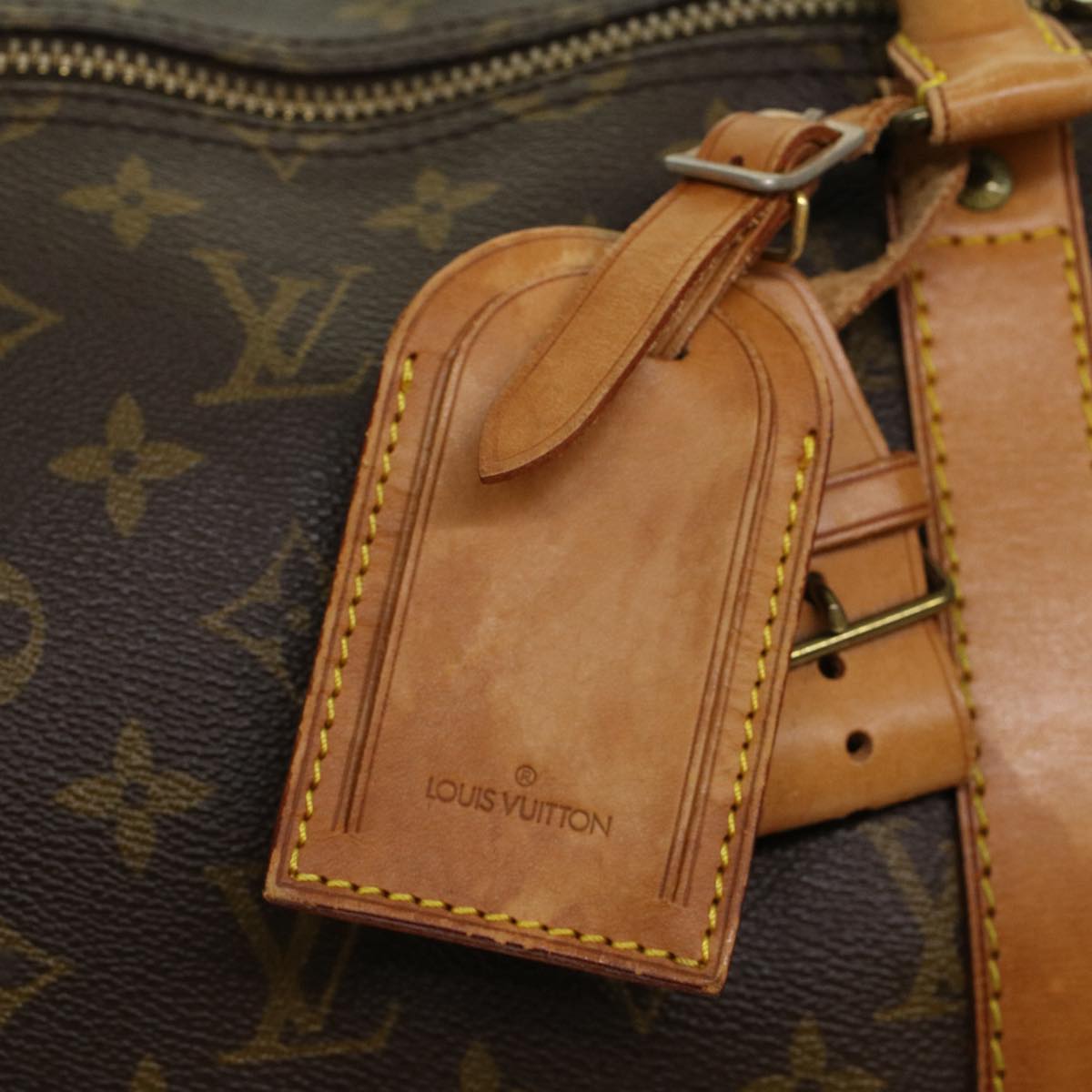 LOUIS VUITTON Monogram Keepall Bandouliere 55 Boston Bag M41414 LV 45452