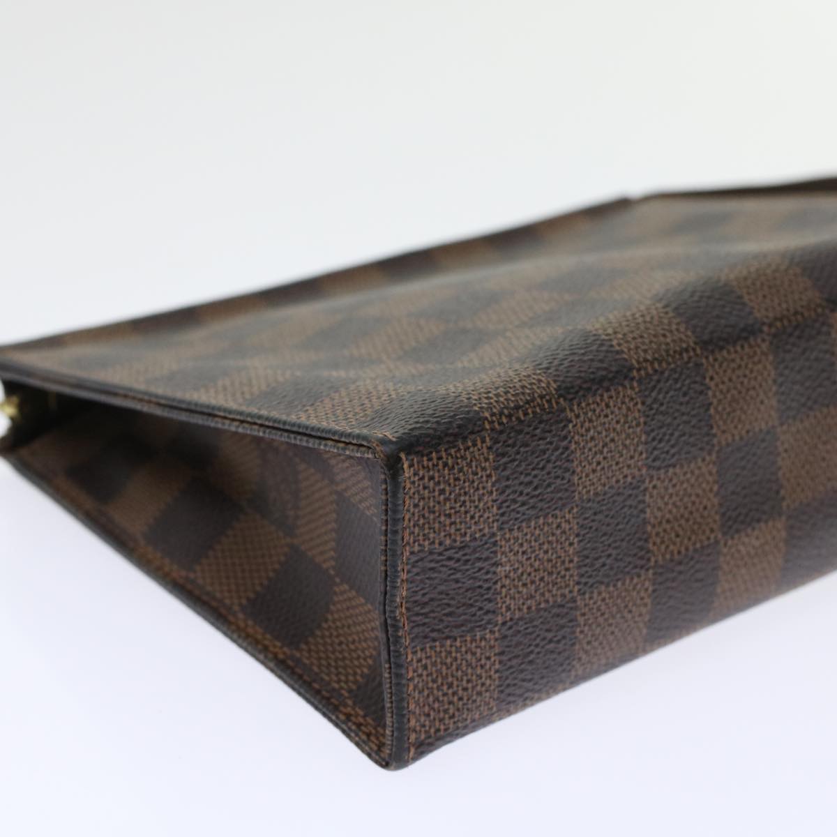 LOUIS VUITTON Damier Ebene Poche Toilette 19 Pouch N47544 LV 45456