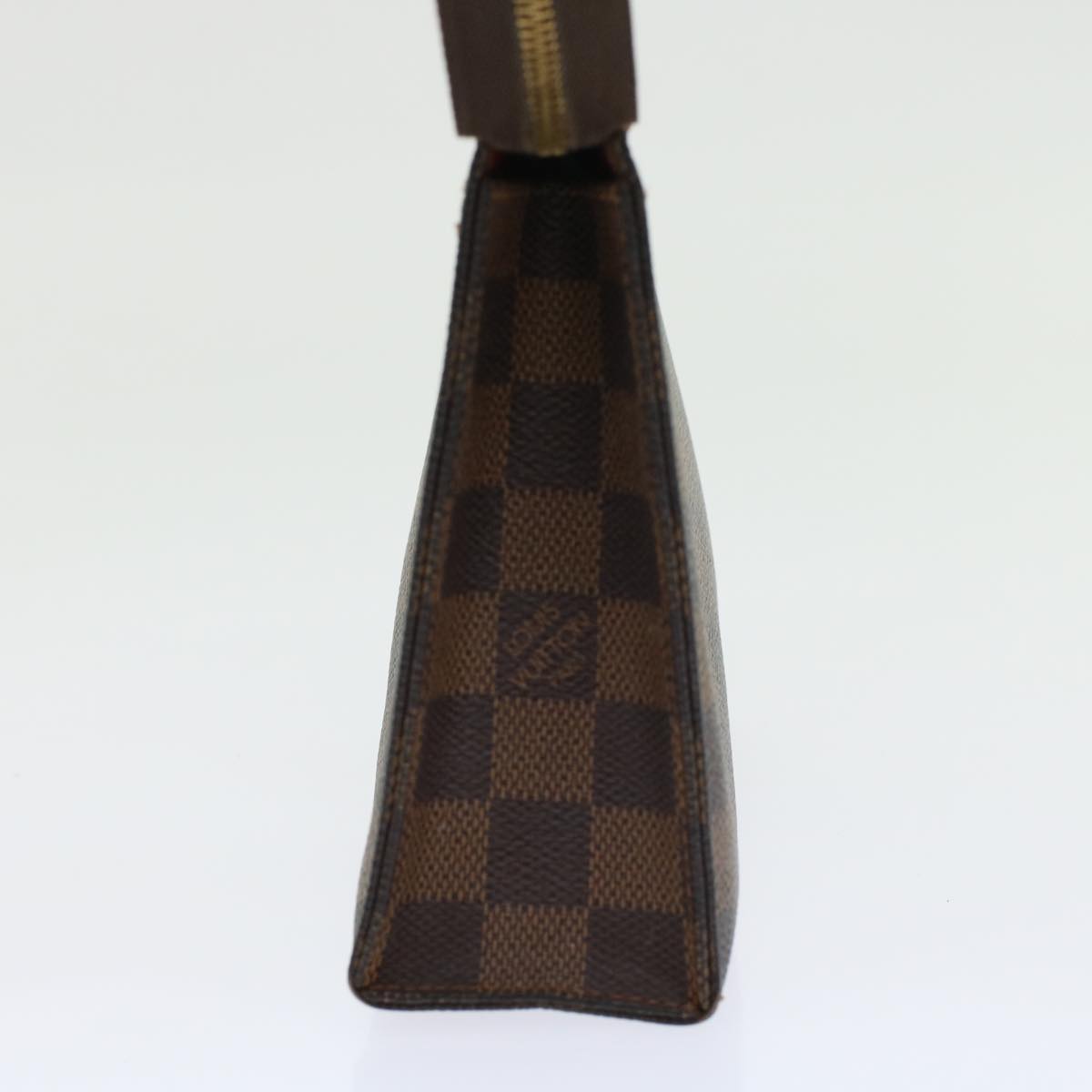 LOUIS VUITTON Damier Ebene Poche Toilette 19 Pouch N47544 LV 45456