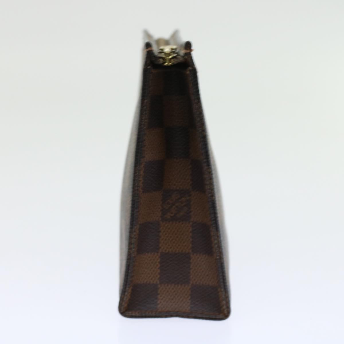 LOUIS VUITTON Damier Ebene Poche Toilette 19 Pouch N47544 LV 45456