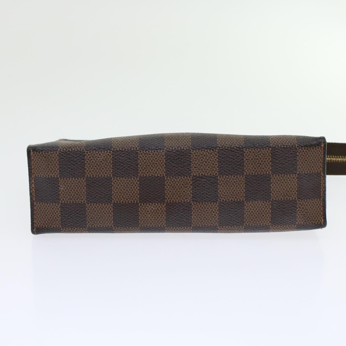 LOUIS VUITTON Damier Ebene Poche Toilette 19 Pouch N47544 LV 45456